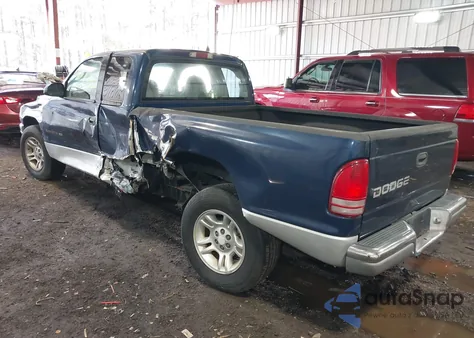 2001 Dodge Dakota Slt/Sport from USA, damaged, VIN 1B7GL22XX1S166978